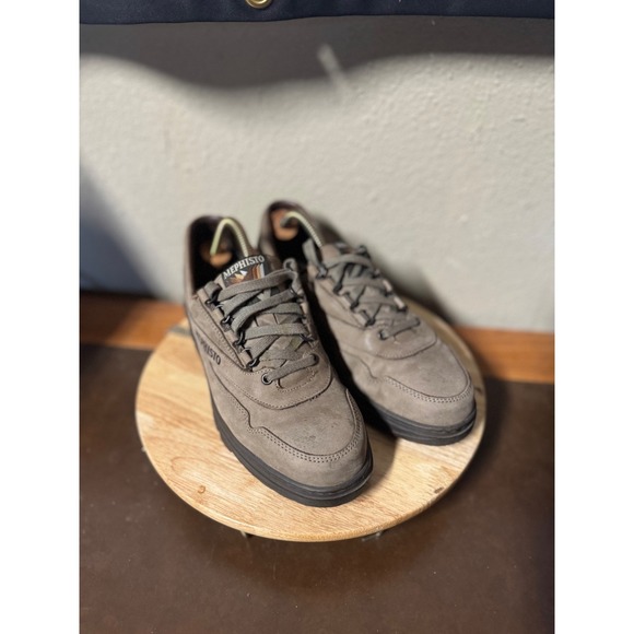 Mephisto women Walking Comfort‎ Shoes Lace Up Sneakers Gray Casual size 9 - Picture 3 of 10